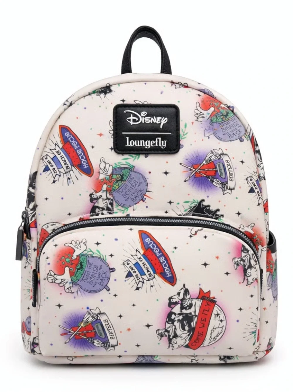 Loungefly Disney Hocus Pocus Icons Tattoo Print Mini Backpack Sanderson Sisters